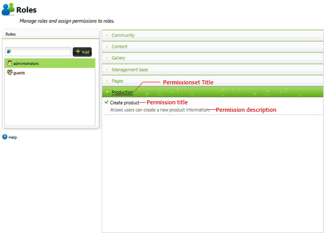 permissions