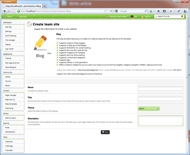 create_team_site