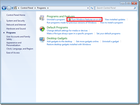 TurnWindowsFeaturesOnOrOff